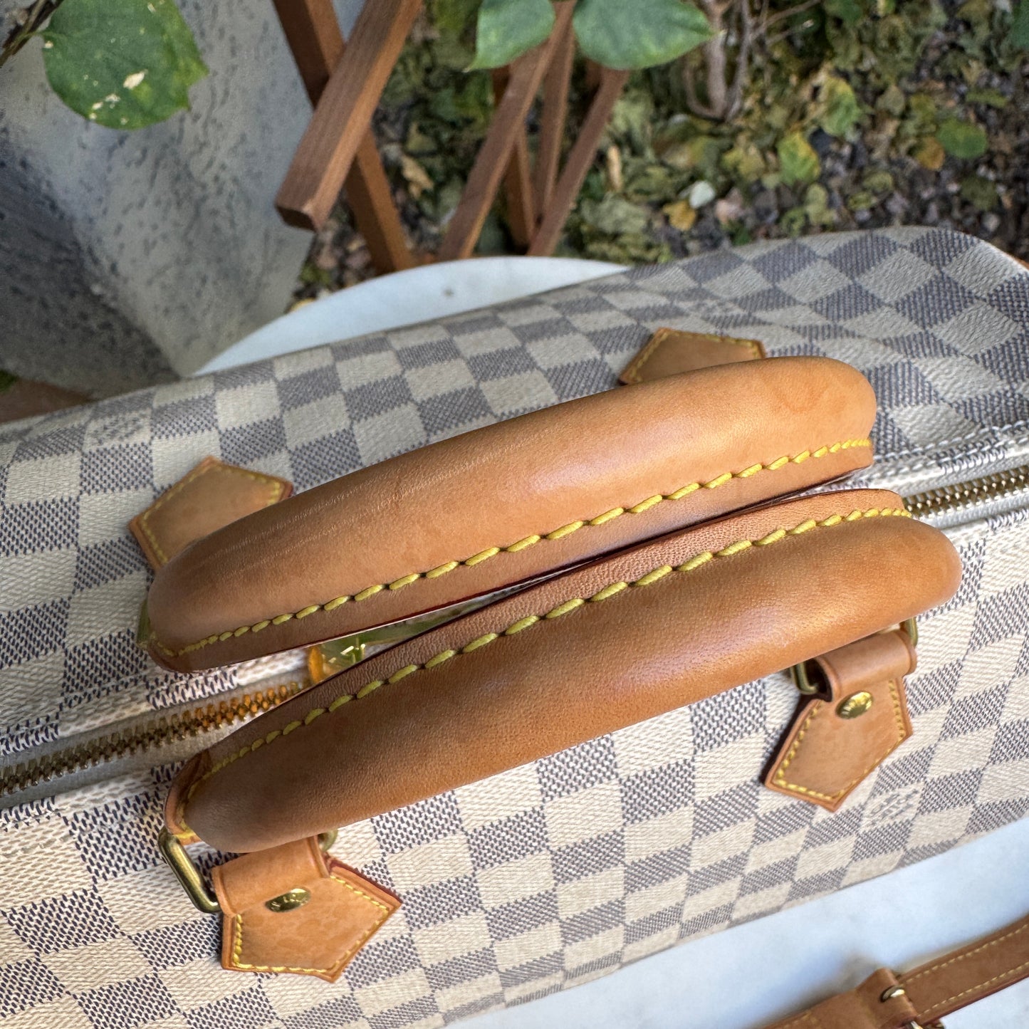 Louis Vuitton Damier Azur Speedy 30 Bandouliere