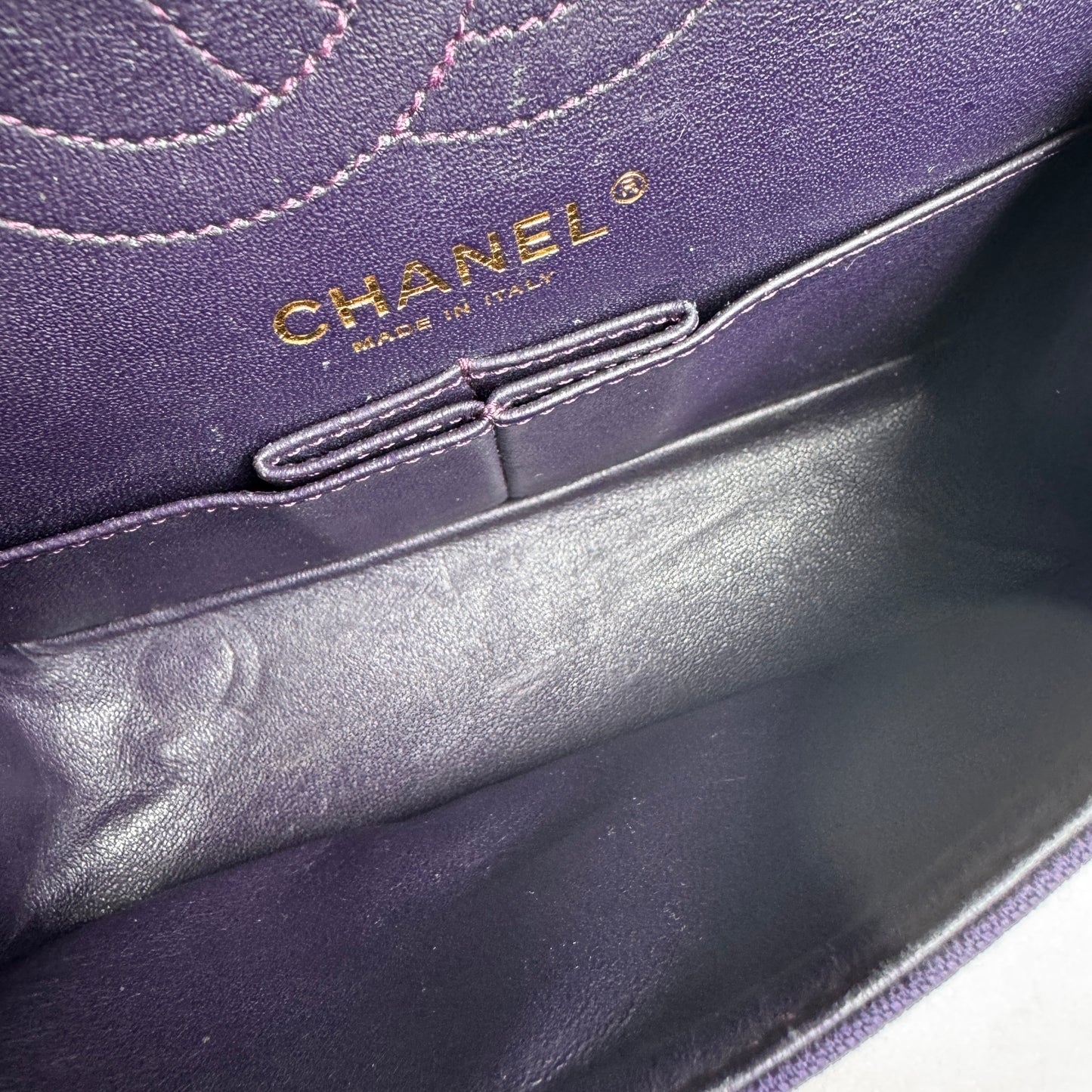 Chanel Reissue 2.55 Flap Bag Quilted Jersey 224 Double Flap Crossbody