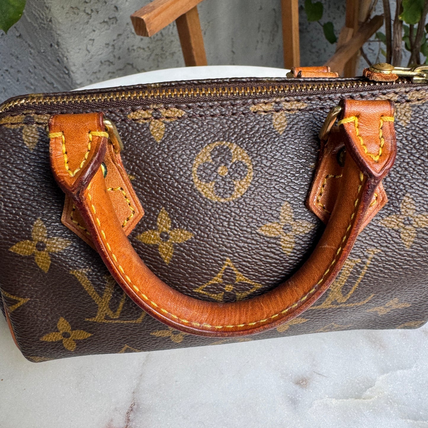 Louis Vuitton Vintage Monogram Mini HL Speedy