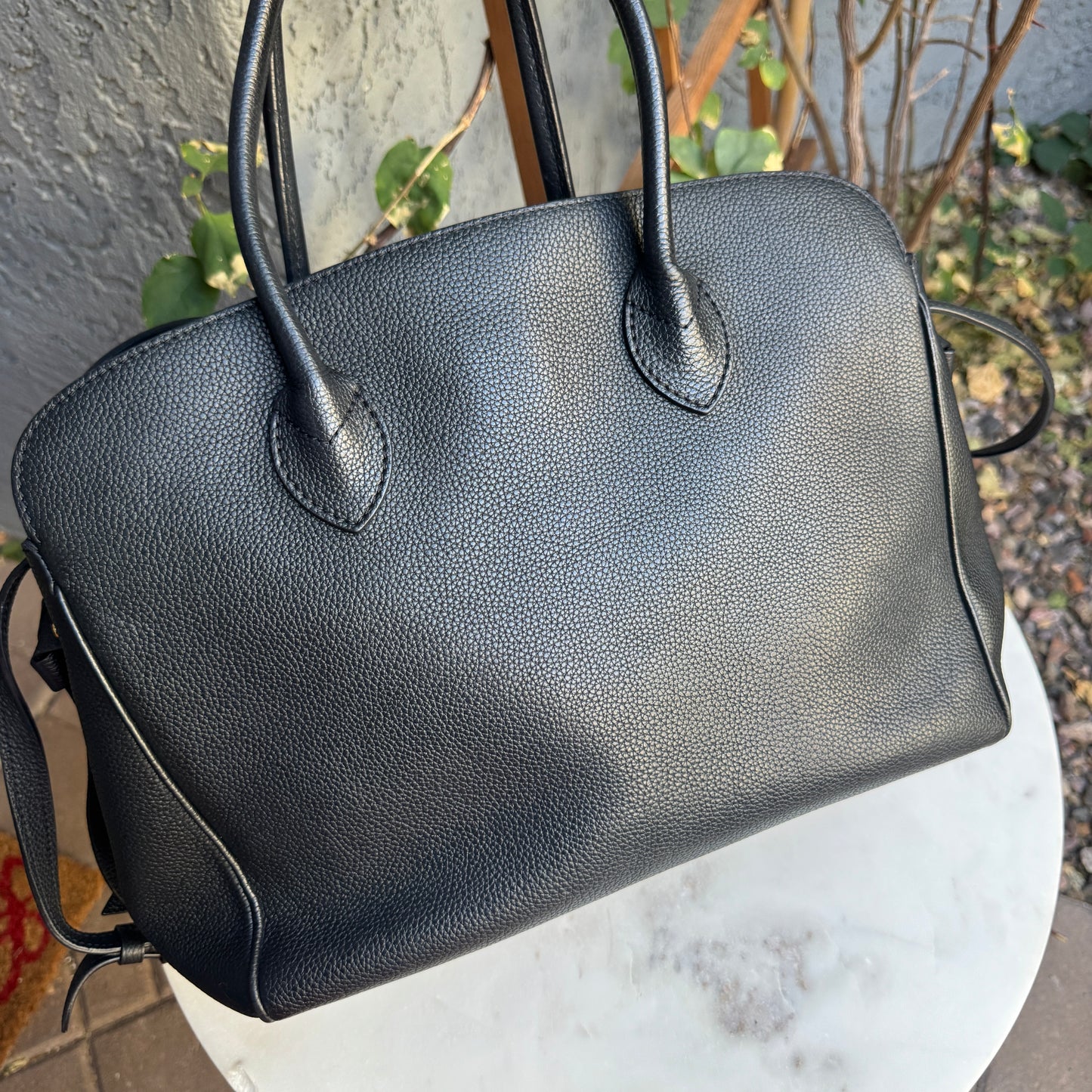 Louis Vuitton Milla MM Leather Tote