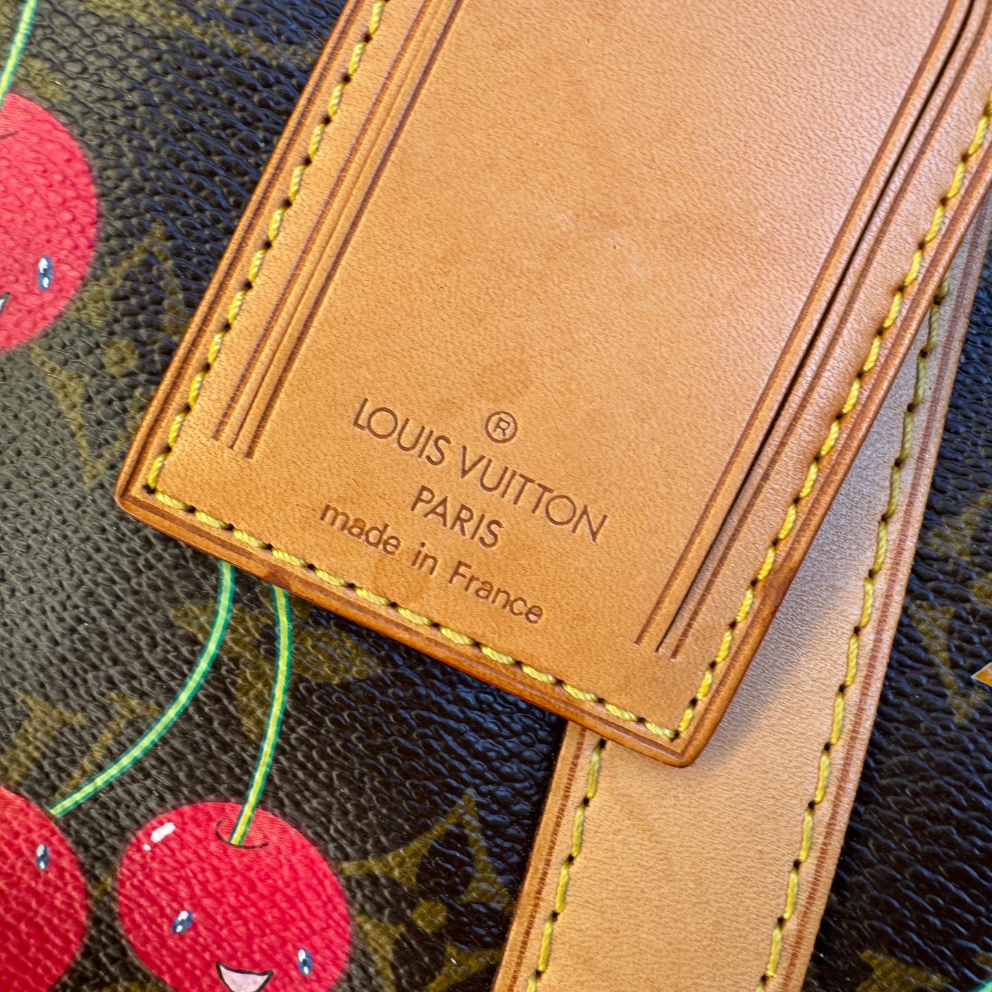 Louis Vuitton x Takashi Murakami Vintage Cherry Keepall 45