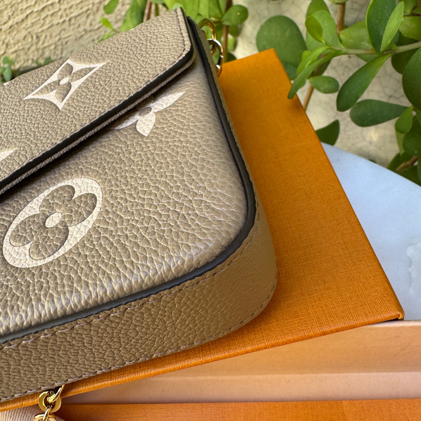 Louis Vuitton Bicolor Monogram Empreinte Pochette Félicie