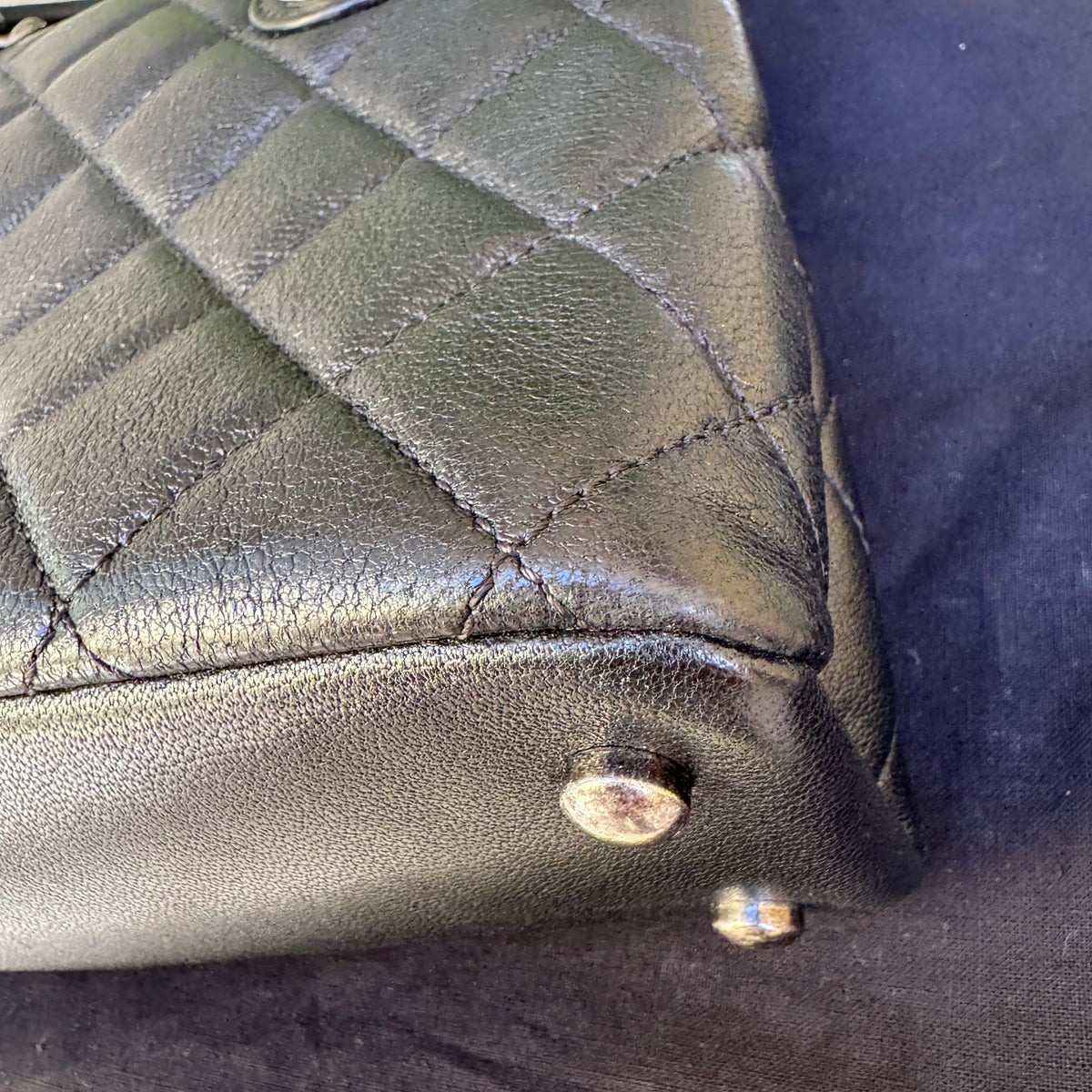 Chanel Quilted Leather Small Boy Tote