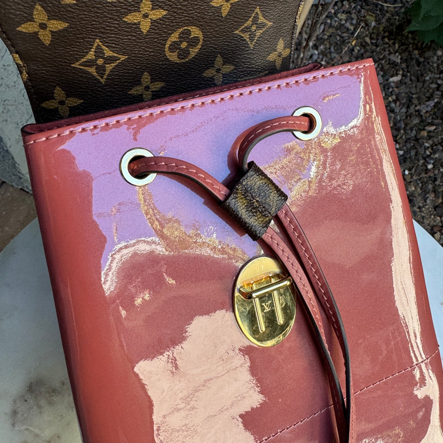 Louis Vuitton Vernis Hot Springs Backpack