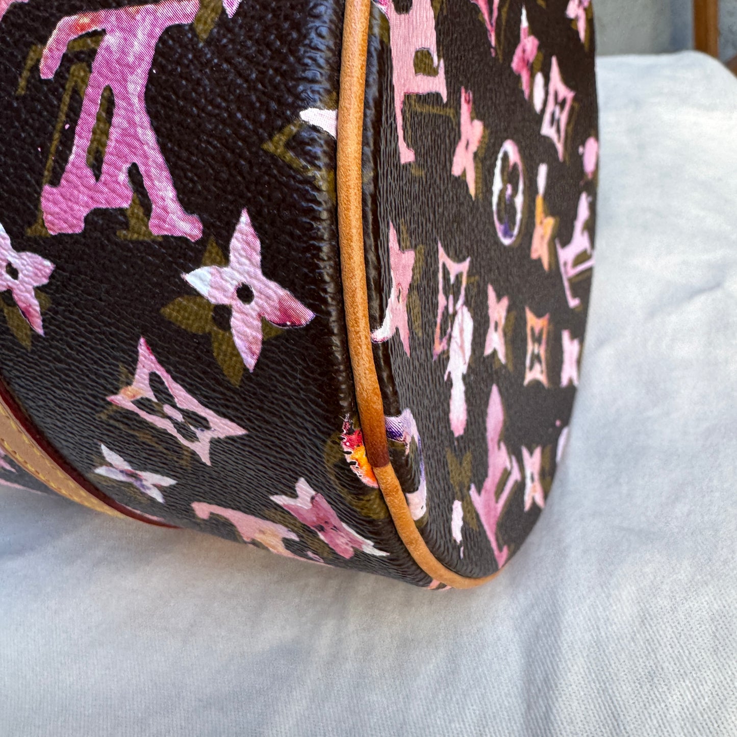 Louis Vuitton Richard Prince Monogram Watercolor Papillon 30 Shoulder Bag