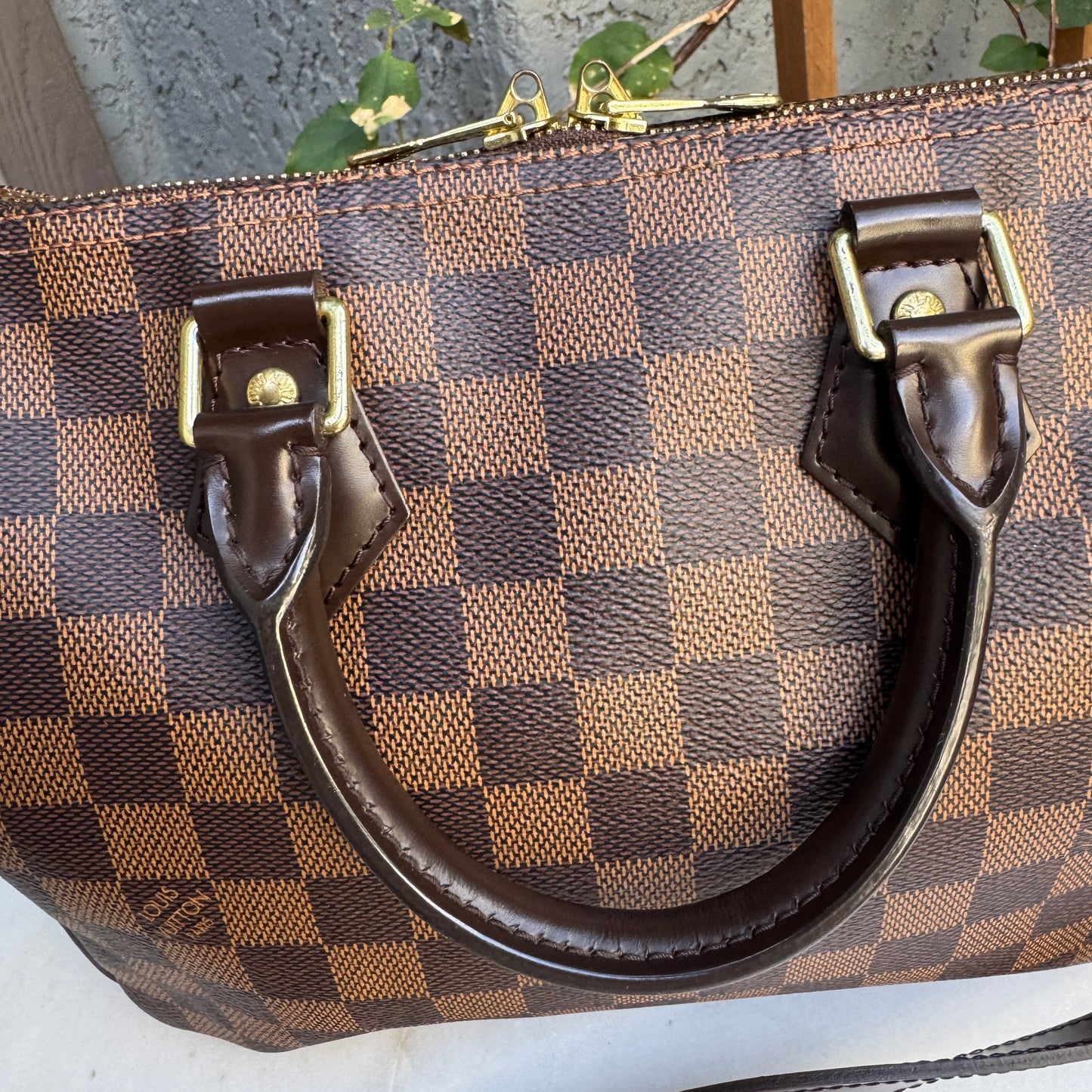 Louis Vuitton Damier Ebene Speedy Bandoulière 25