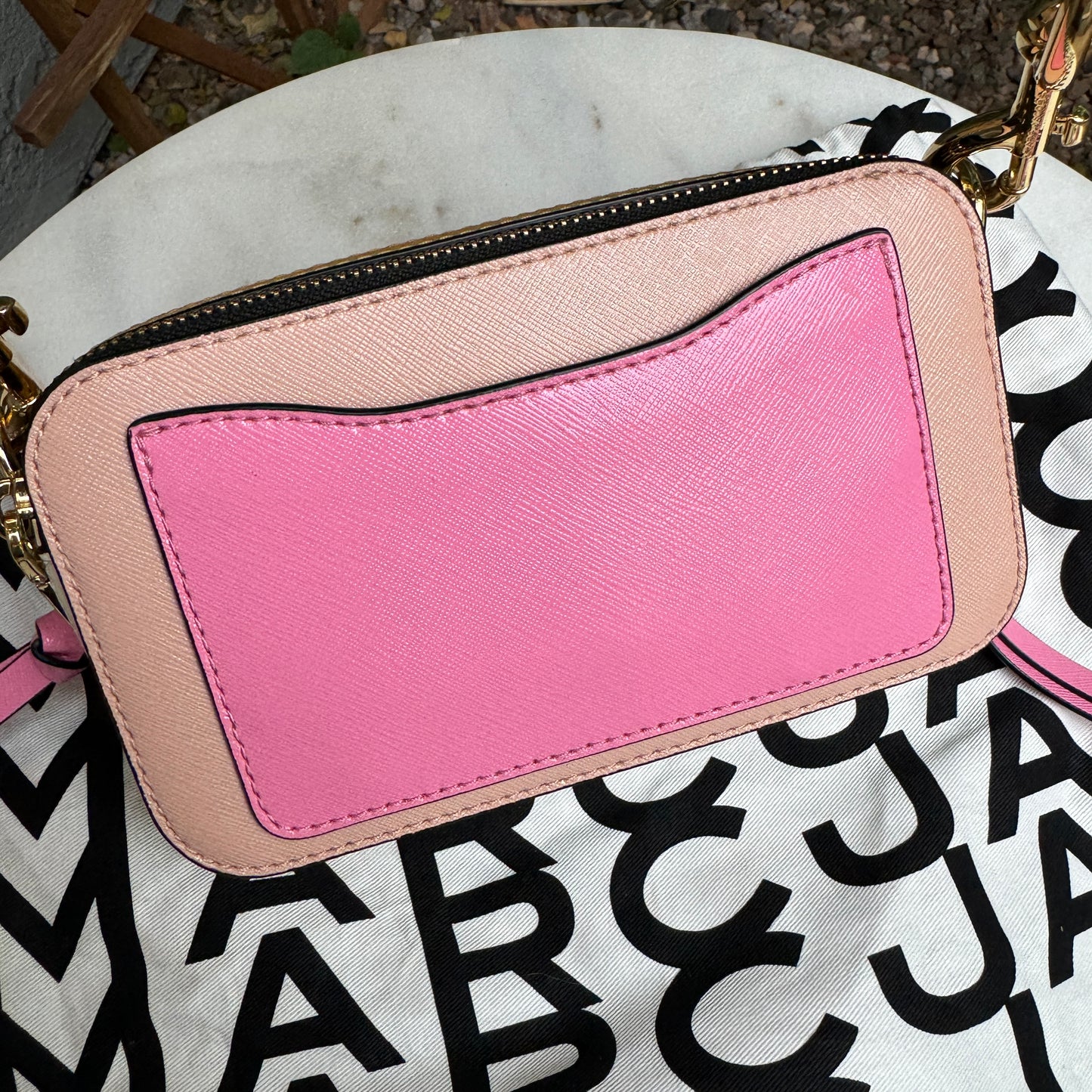 Marc Jacobs Rose Multi Snapshot Crossbody Camera Bag