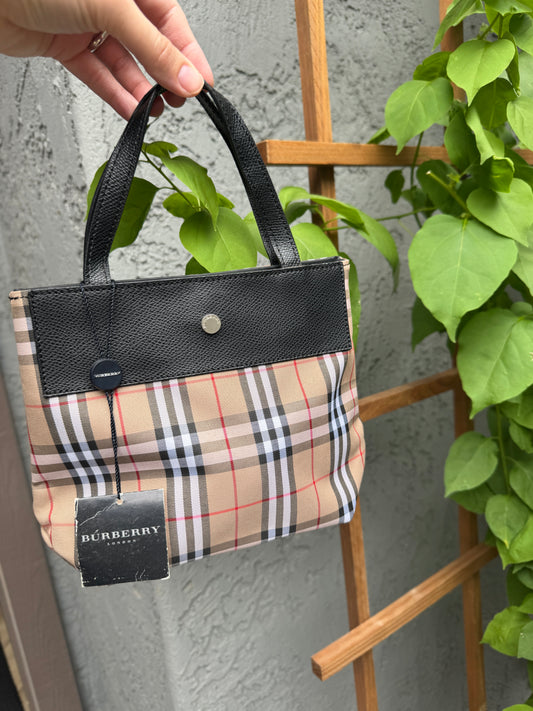 Burberry London Nova Check Handbag