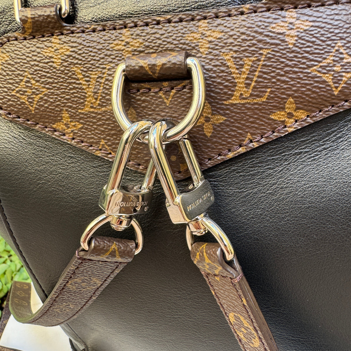 Louis Vuitton Lambskin Montsouris Vibe PM Backpack