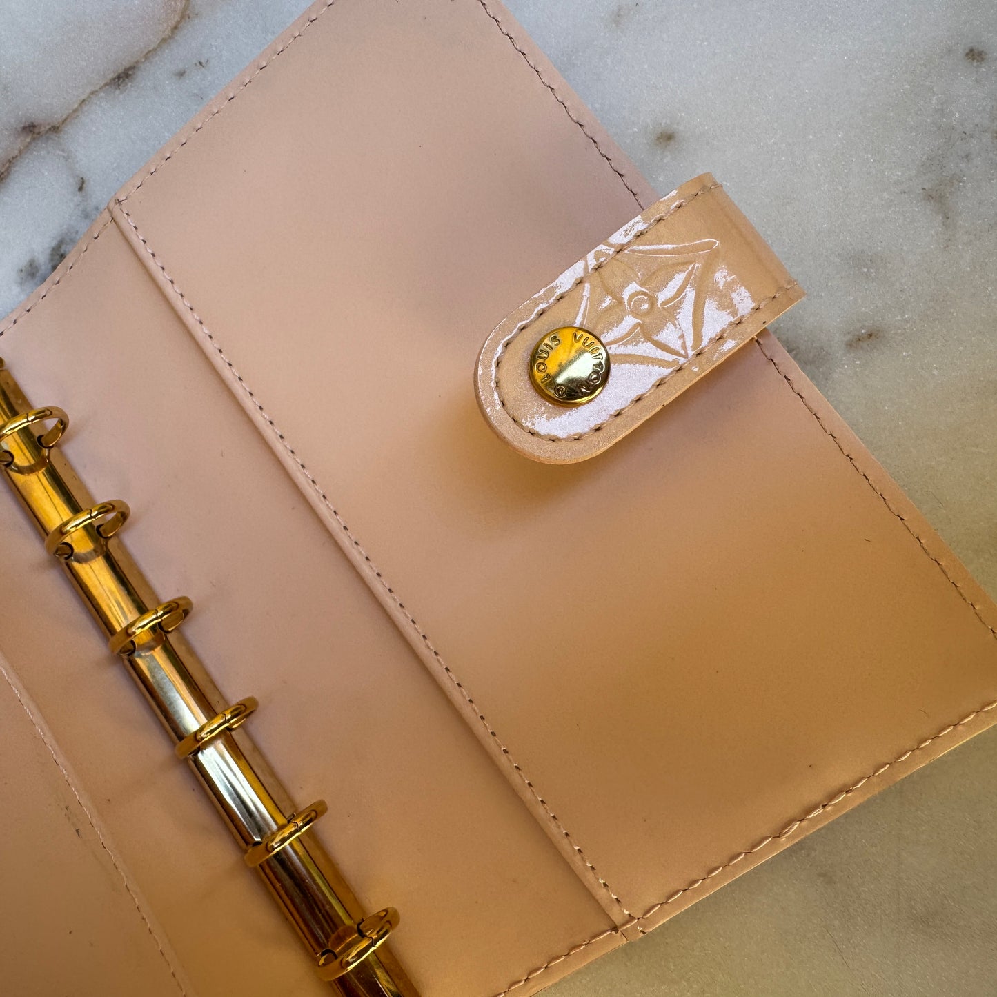 Louis Vuitton Monogram Vernis Small Ring Agenda Cover