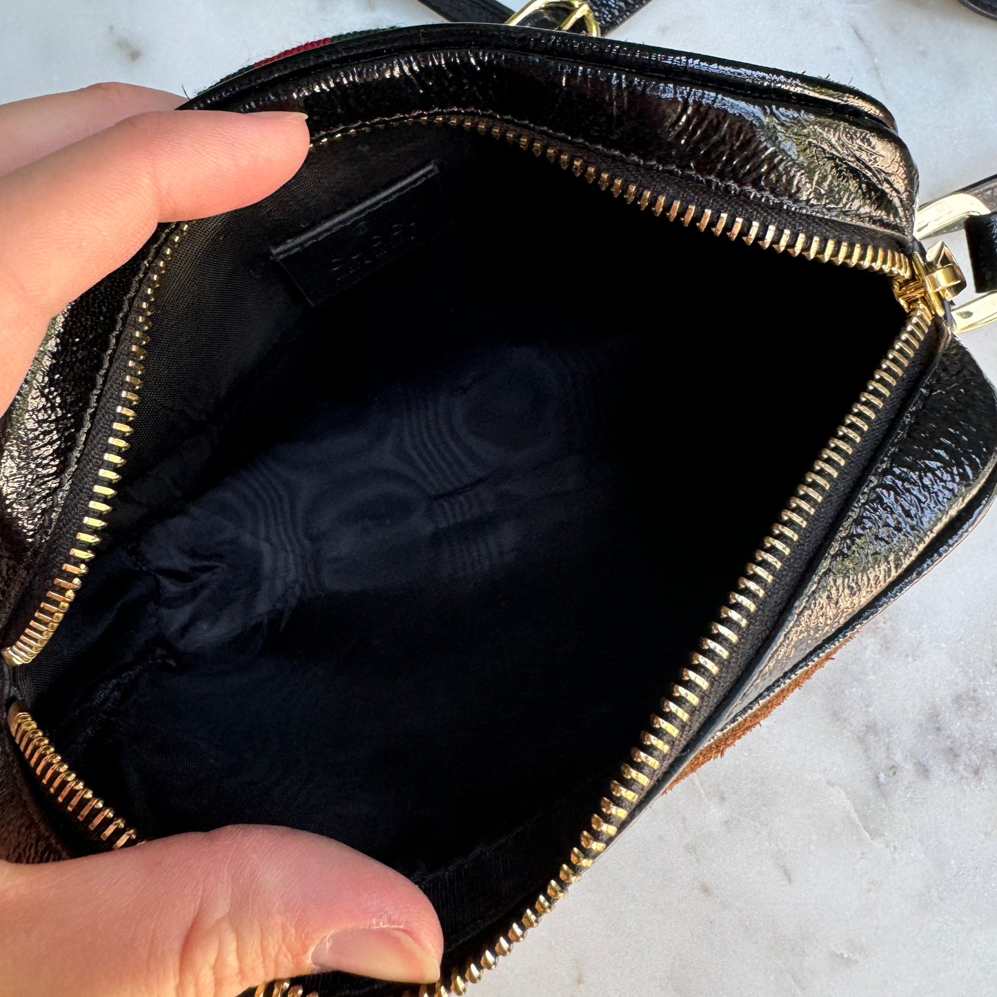 Gucci Ophidia Suede Crossbody