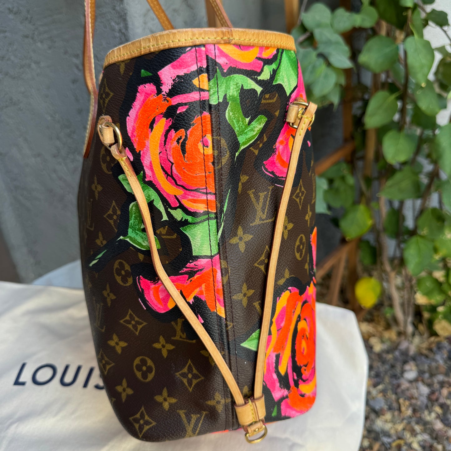Louis Vuitton x Stephen Sprouse Rose Monogram Neverfull MM Tote