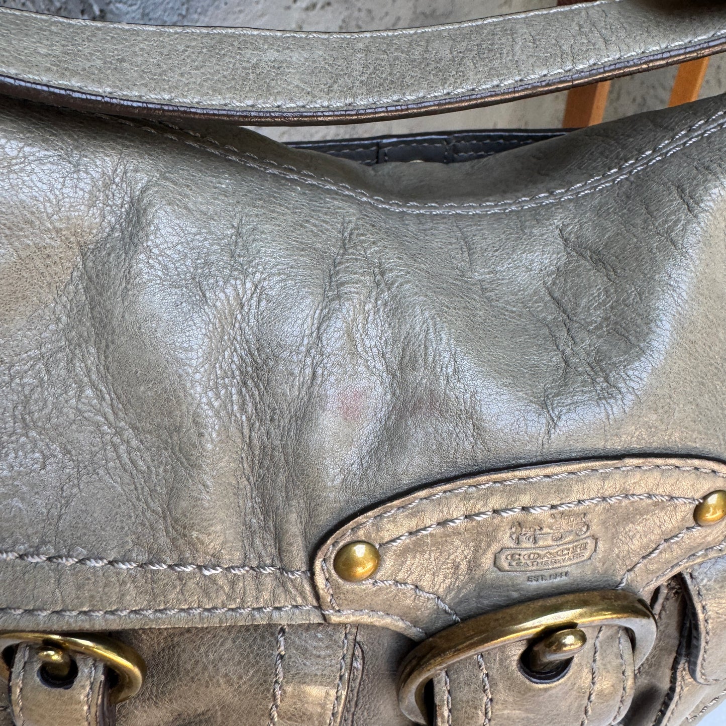 Coach Leather Legacy Garcia Hobo Shoulder Bag