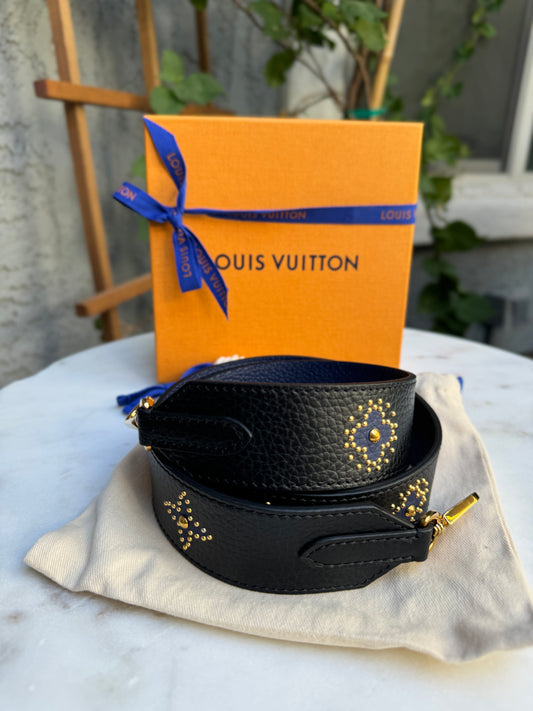Louis Vuitton Taurillon Flower Capucines Bandouliere Strap