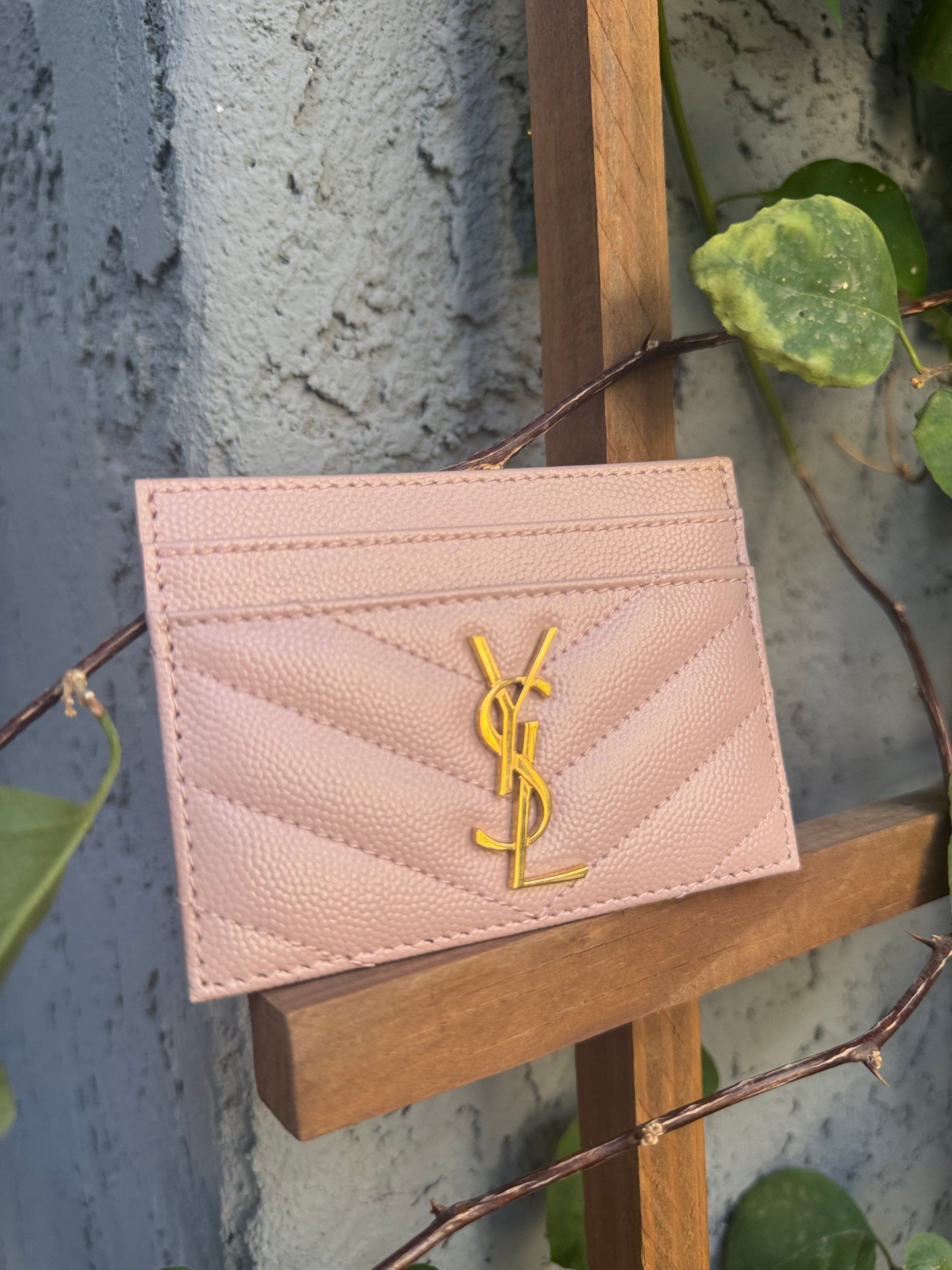 Saint Laurent Leather Cardholder Wallet