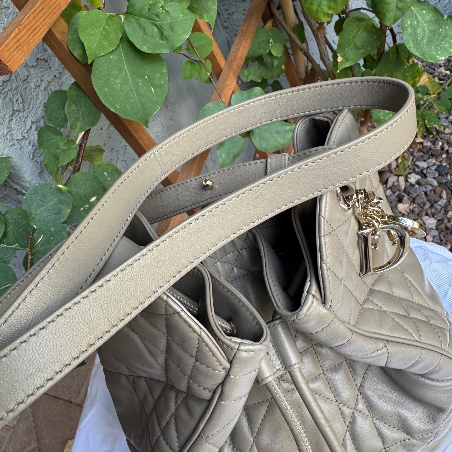 Christian Dior Medium D-Motion Bucket Bag