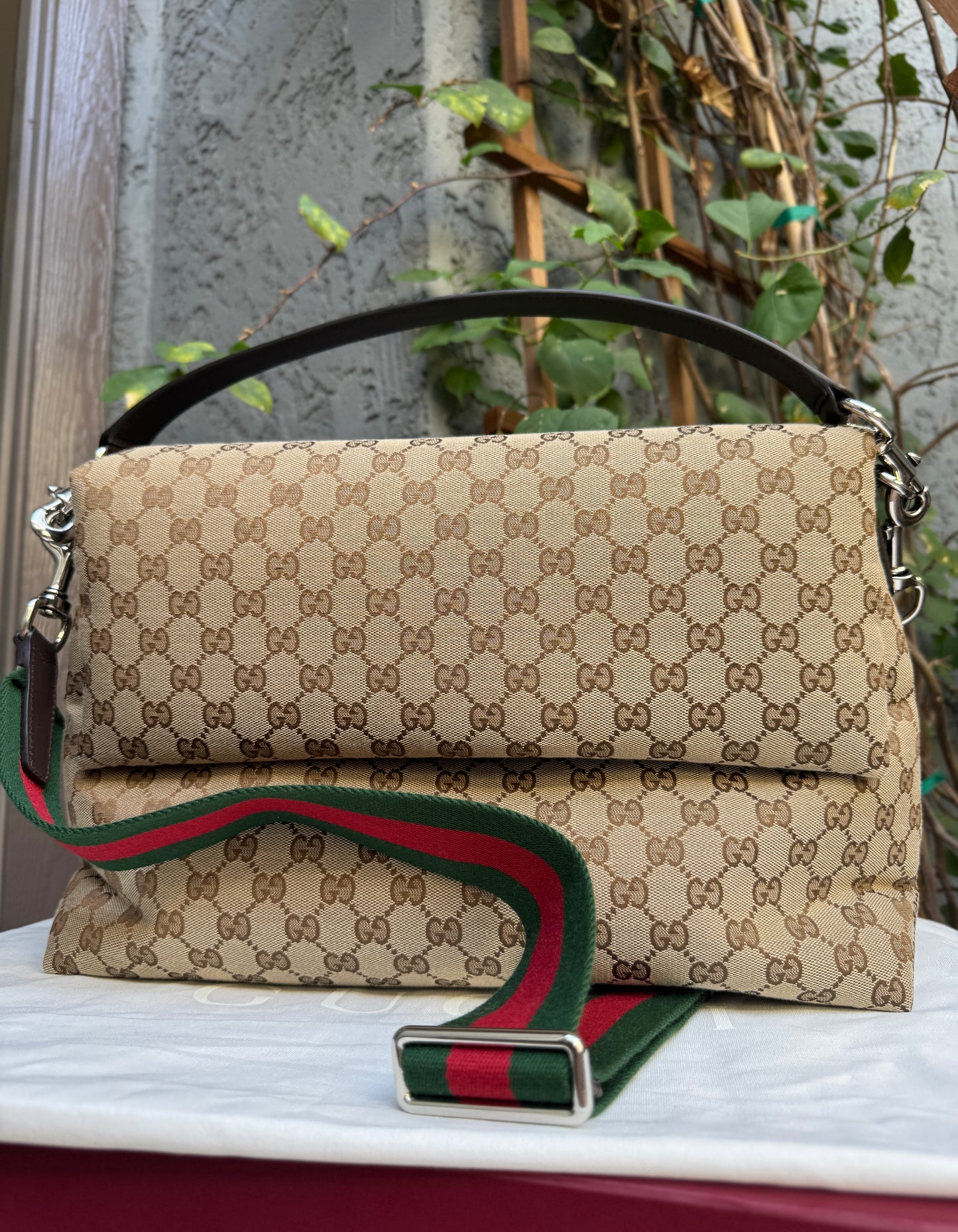 Gucci GG Monogram Large Crossbody