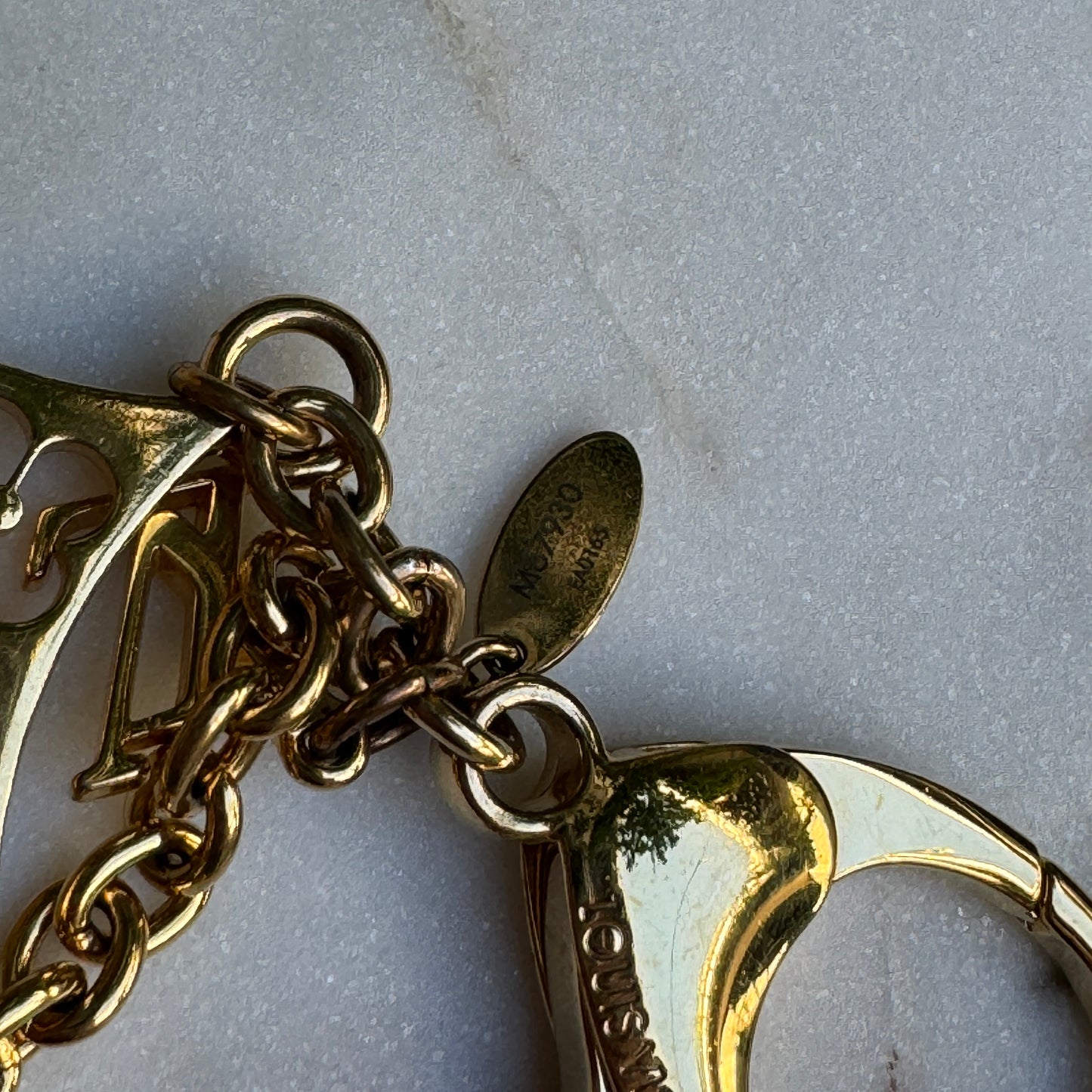 Louis Vuitton Ivy Gold Flower Bag Charm