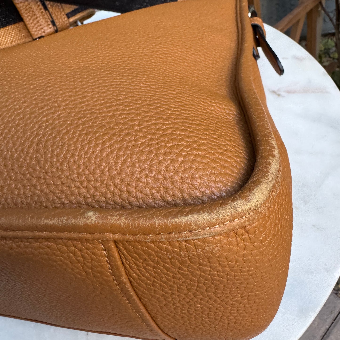 Prada Vitello Daino Hobo Leather Crossbody