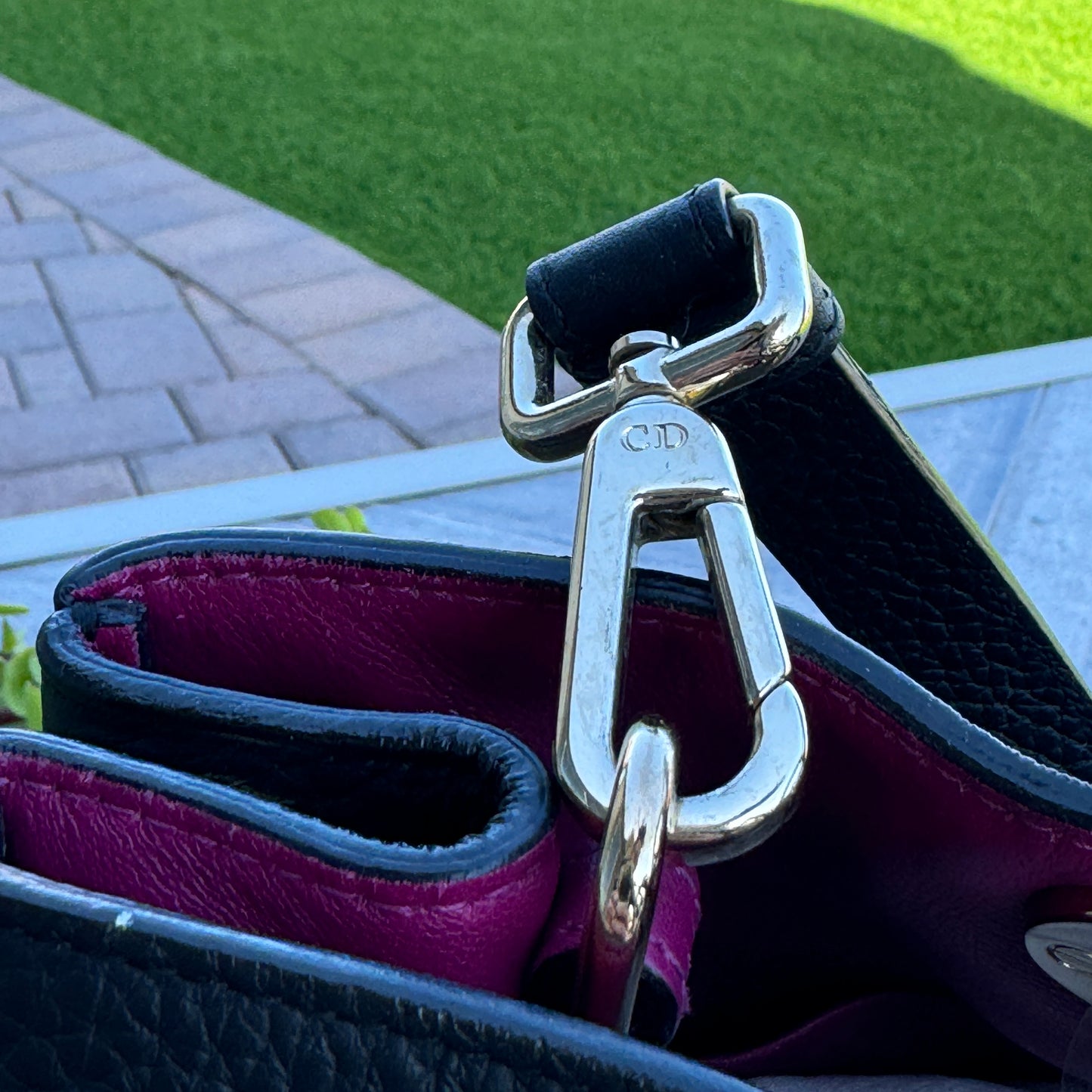 Christian Dior Bullcalf Medium Diorissimo Tote