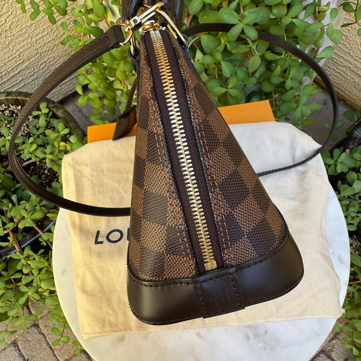 Louis Vuitton Damier Ebene Alma BB