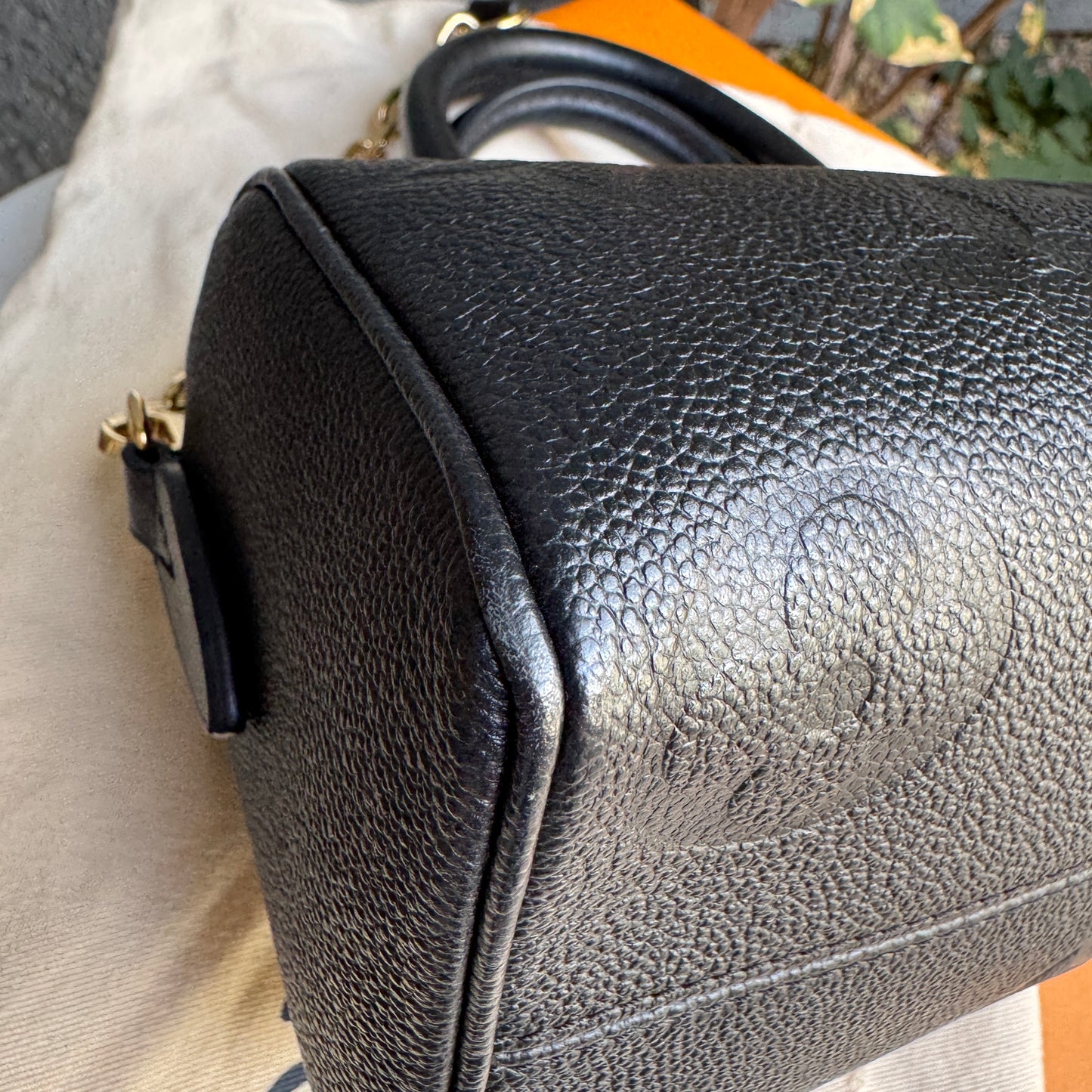 Louis Vuitton Giant Monogram Empreinte Speedy 20 Crossbody