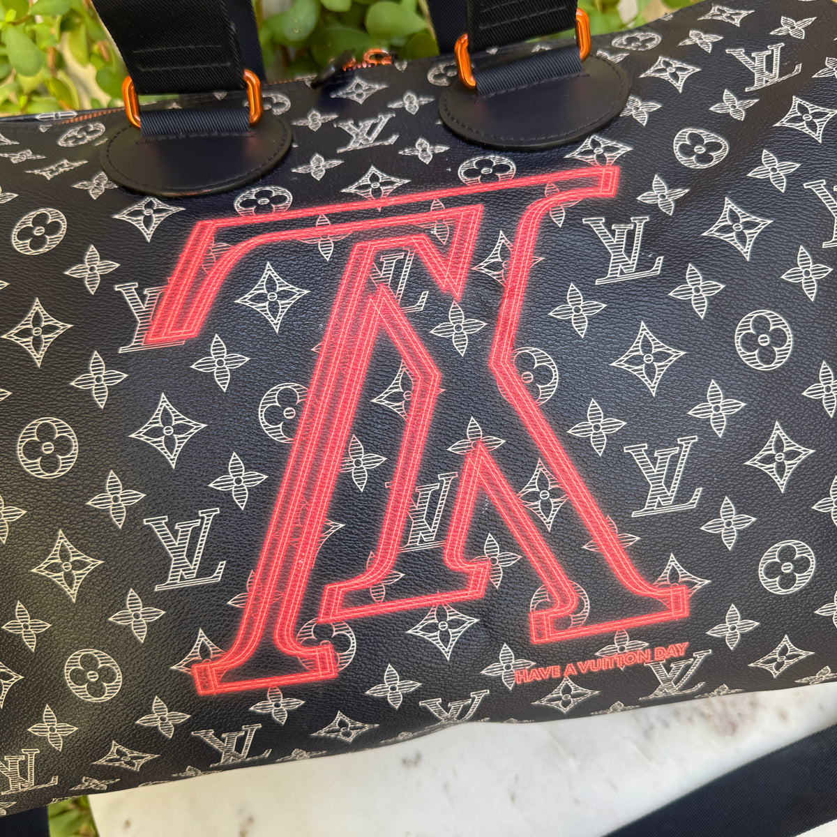 Louis Vuitton Monogram Ink Upside Down Speedy Bandouliere 40
