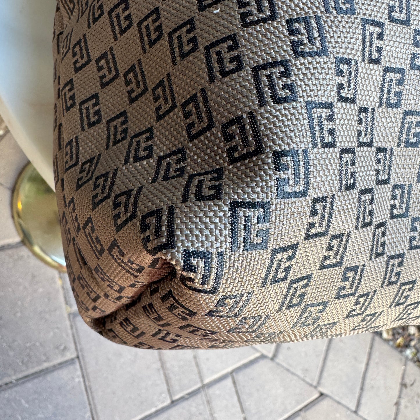 Balmain Monogram Grocery Bag Shopping Tote