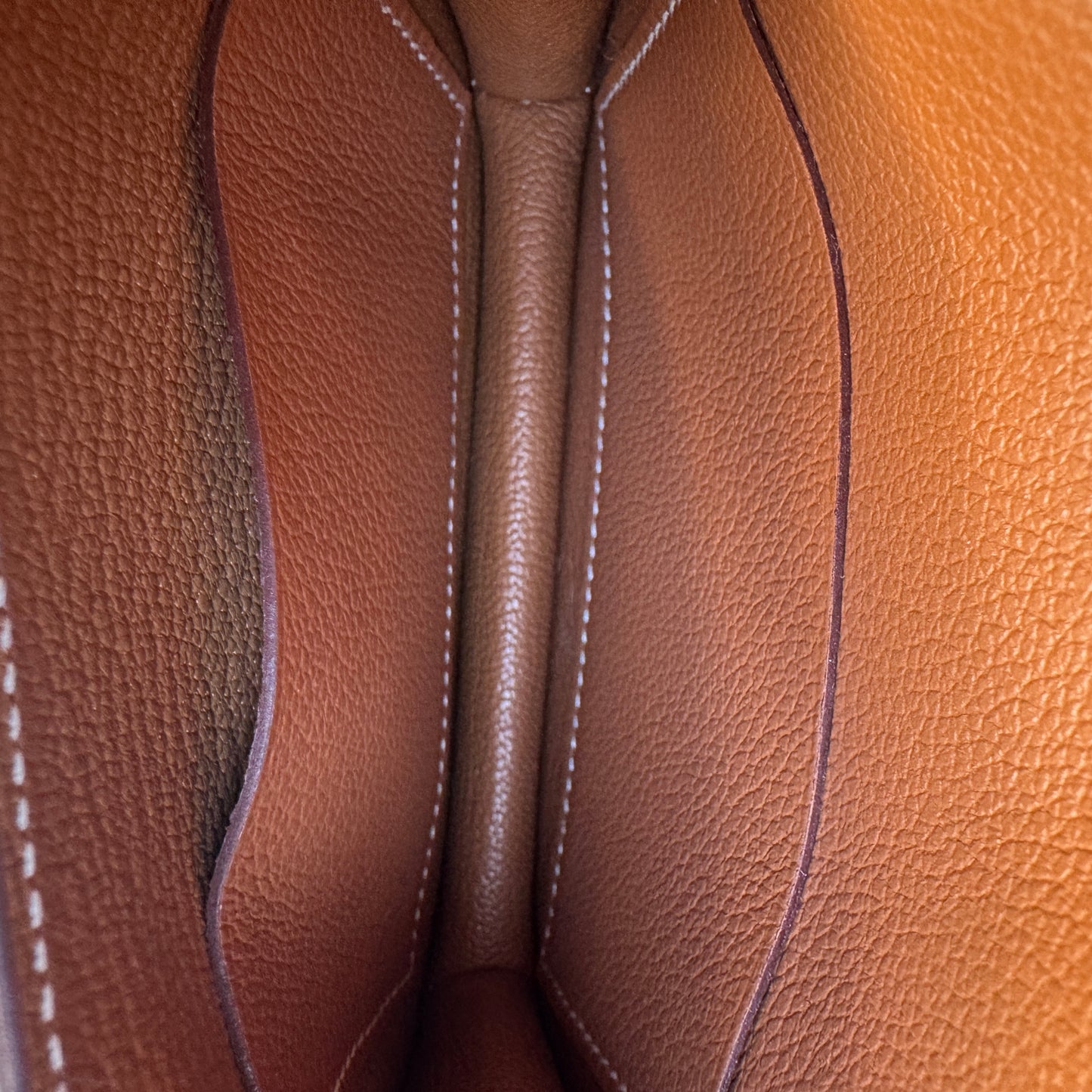 Hermès Gold Evercolor Leather Constance Slim Belt Bag Wallet