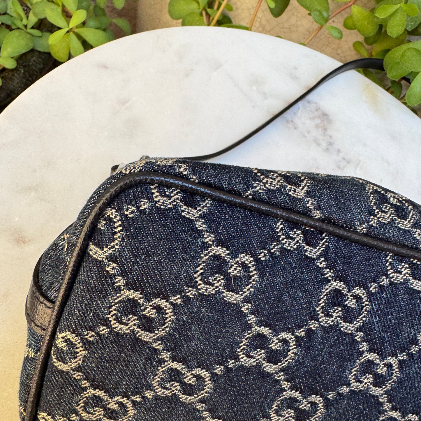 Gucci Madison Medium Denim Shoulder Bag