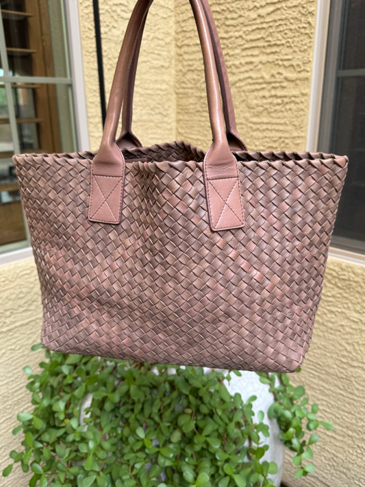 Bottega Veneta Intrecciato Nappa Cabat Tote