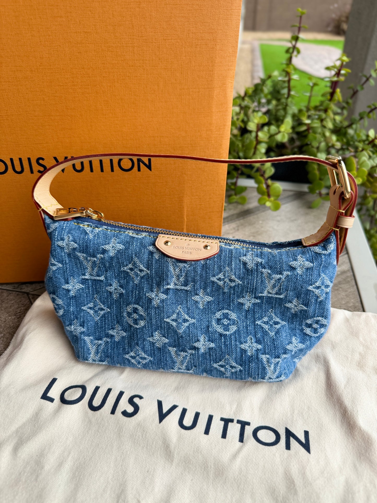 Louis Vuitton Monogram Denim Hills Pochette