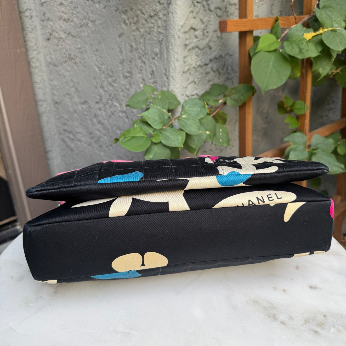 Chanel Vintage Reissue Single Flap Quilted Chocolate Bar Shoulder Bag