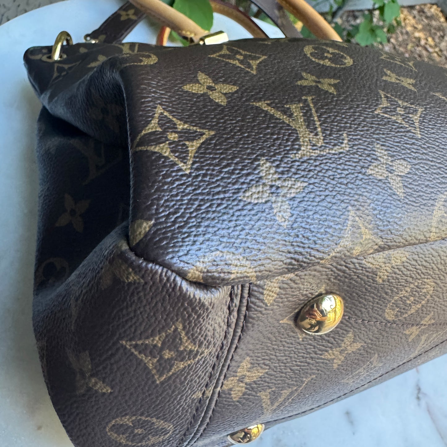Louis Vuitton Pallas MM Monogram Shoulder Bag