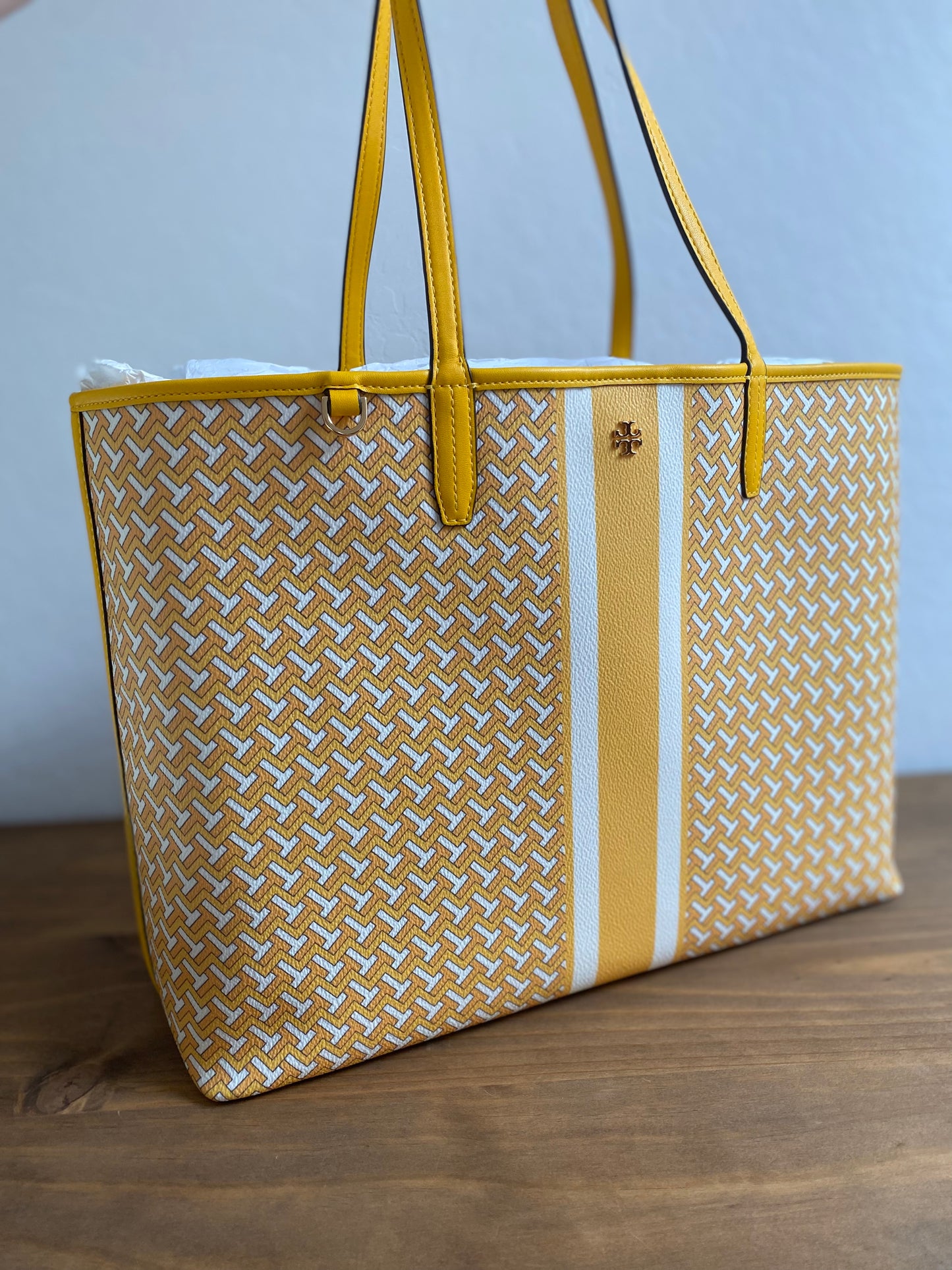 Tory Burch T Tile Daylily T Zag Tote