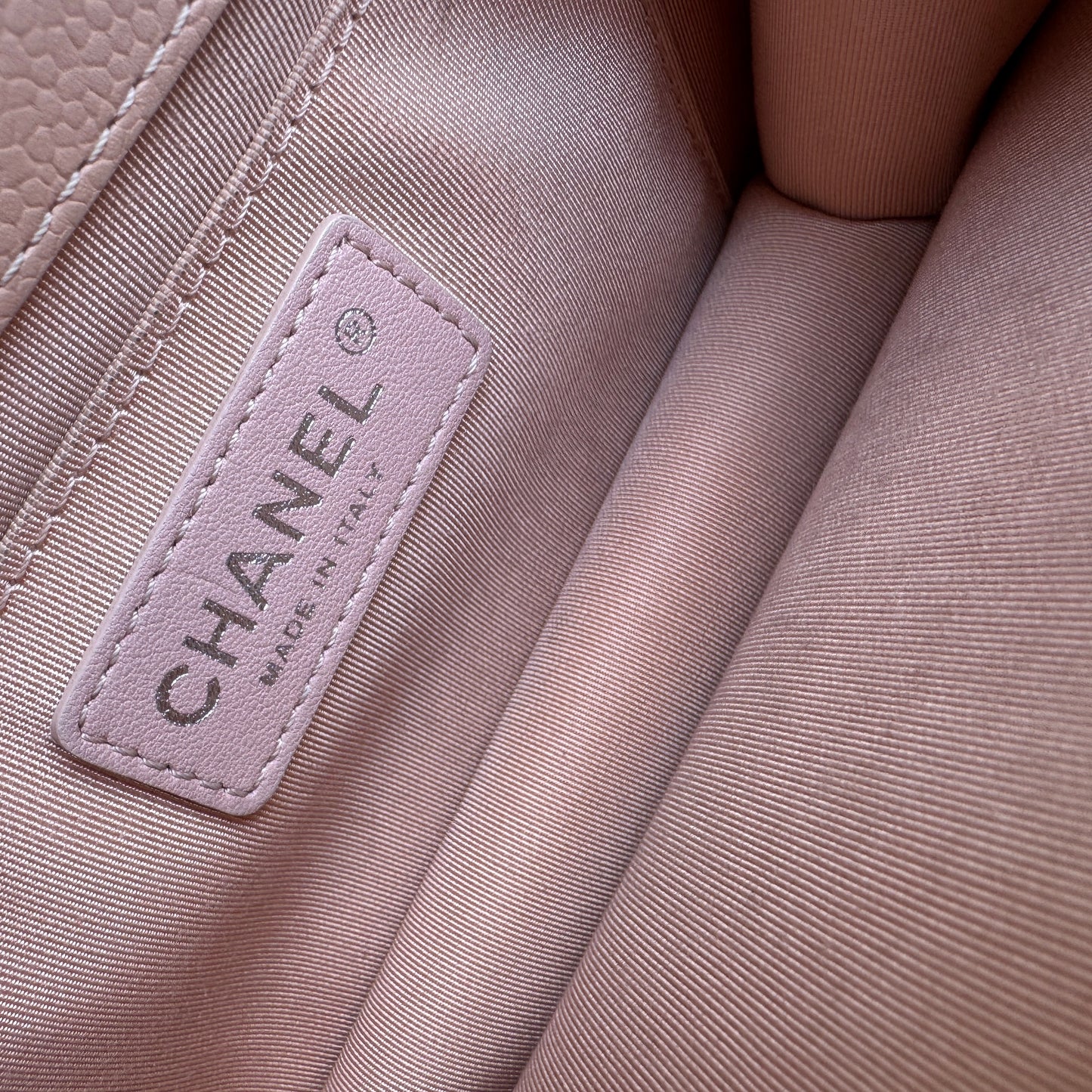 Chanel Caviar Leather CC Box Flap Bag