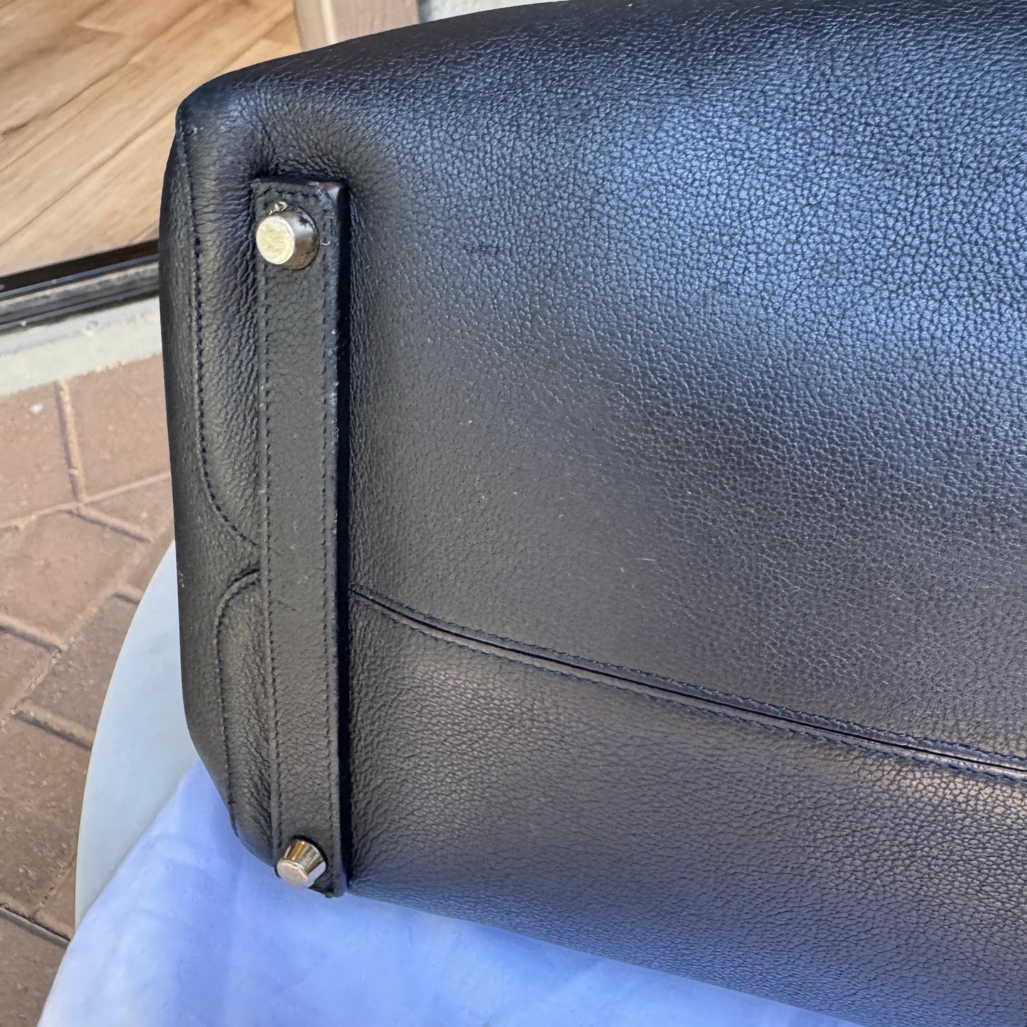 Dior Open Bar Leather Tote