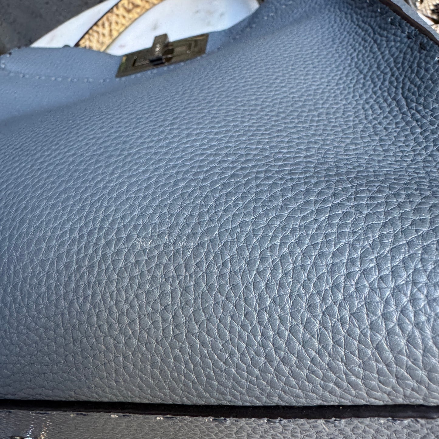 Fendi Cuoio Romano Selleria Leather Python Peekaboo Bag