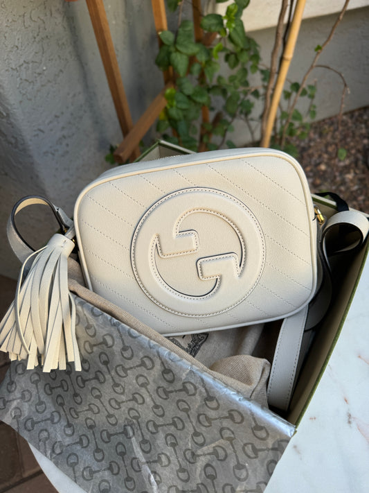 Gucci Blondie Small Leather Camera Bag Crossbody