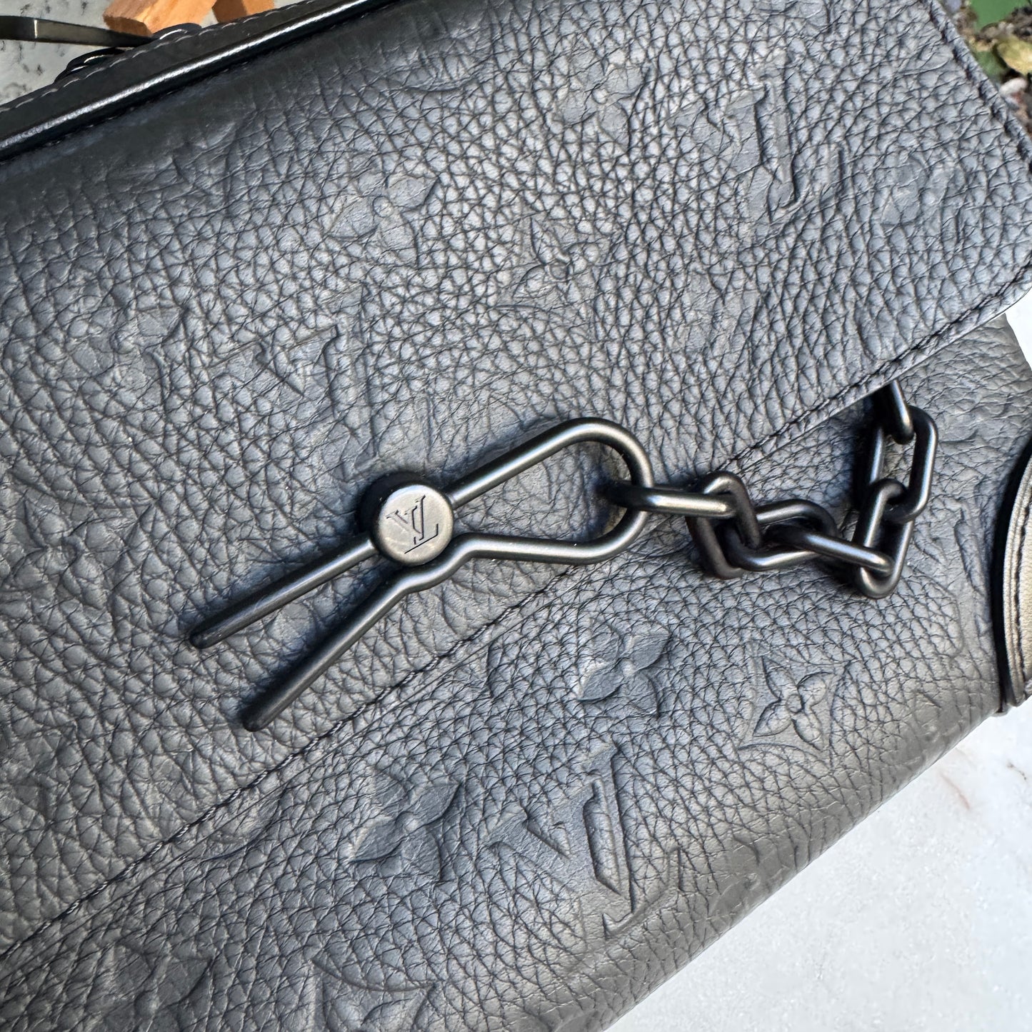 Louis Vuitton Monogram Taurillon Leather Steamer Messenger Crossbody