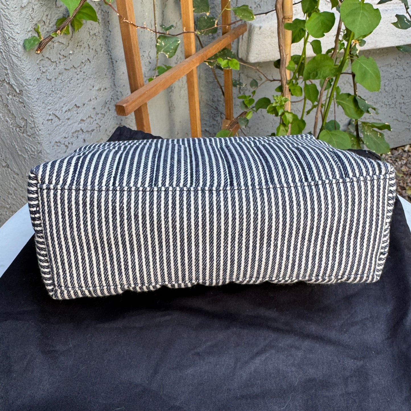 Saint Laurent Small Loulou Striped Chain Crossbody