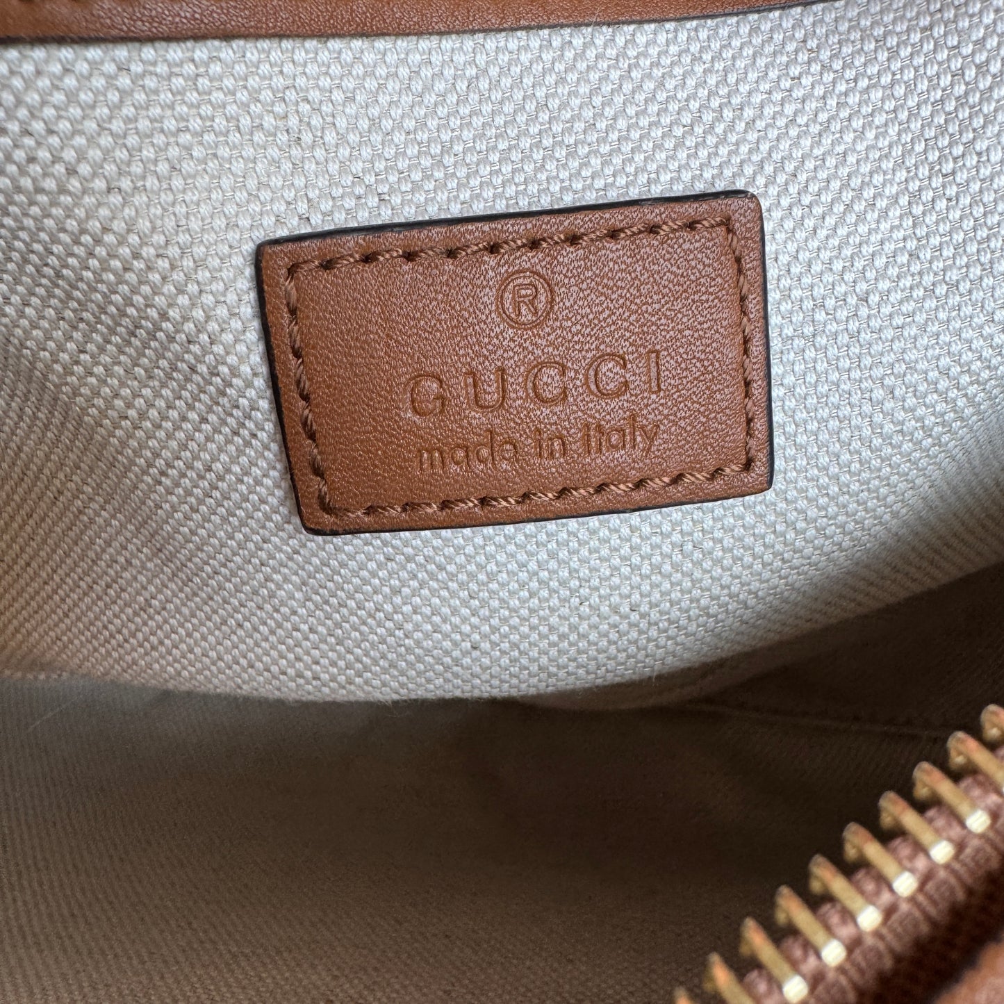 Gucci Blondie Monogram GG Canvas Camera Bag