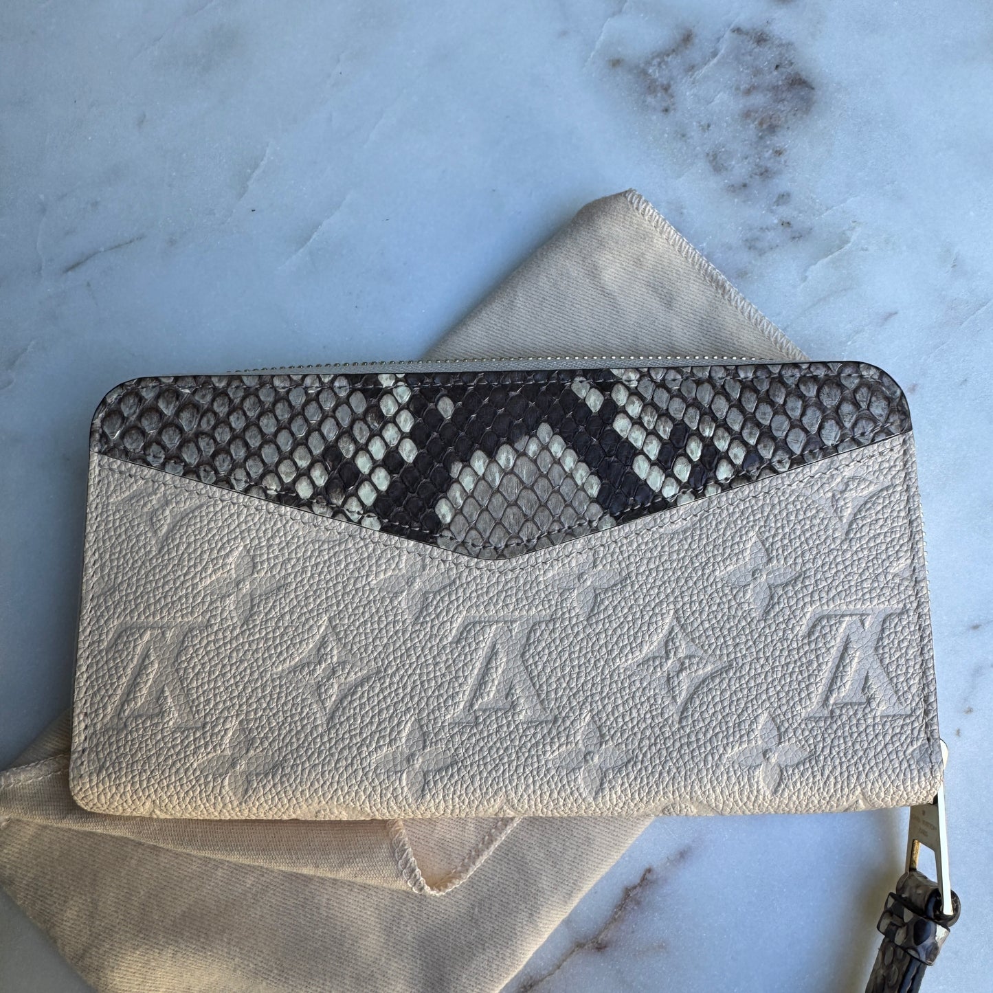 Louis Vuitton Python Empreinte Zippy Wallet