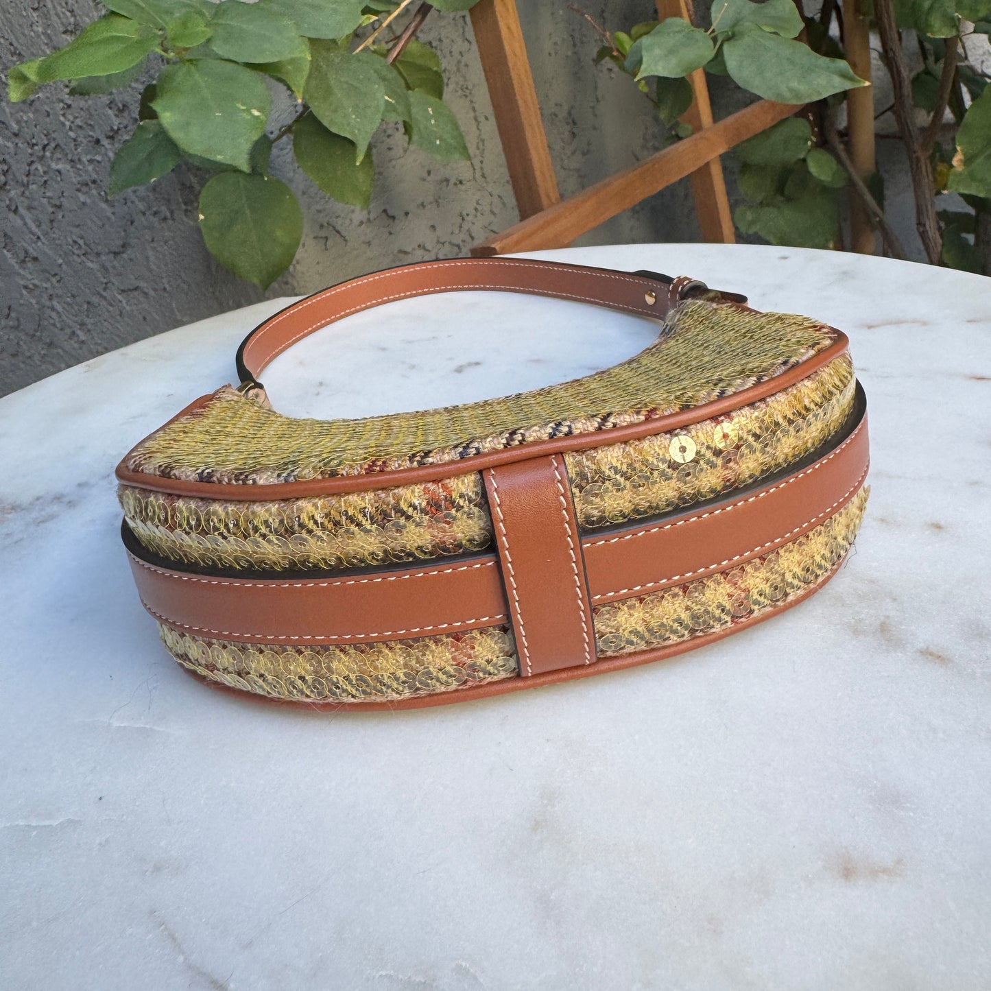 Celine Tweed & Sequin Mini Ava Bag