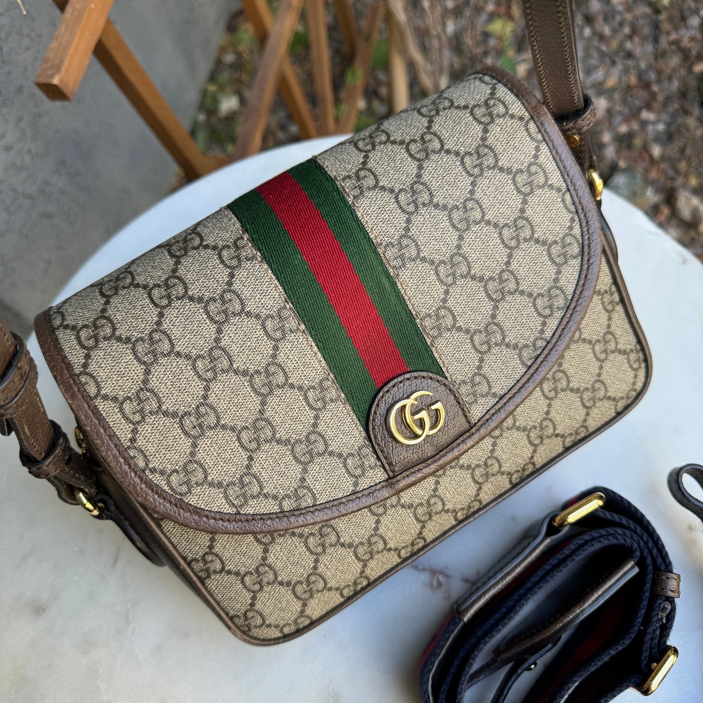 Gucci Monogram Ophidia Small Crossbody