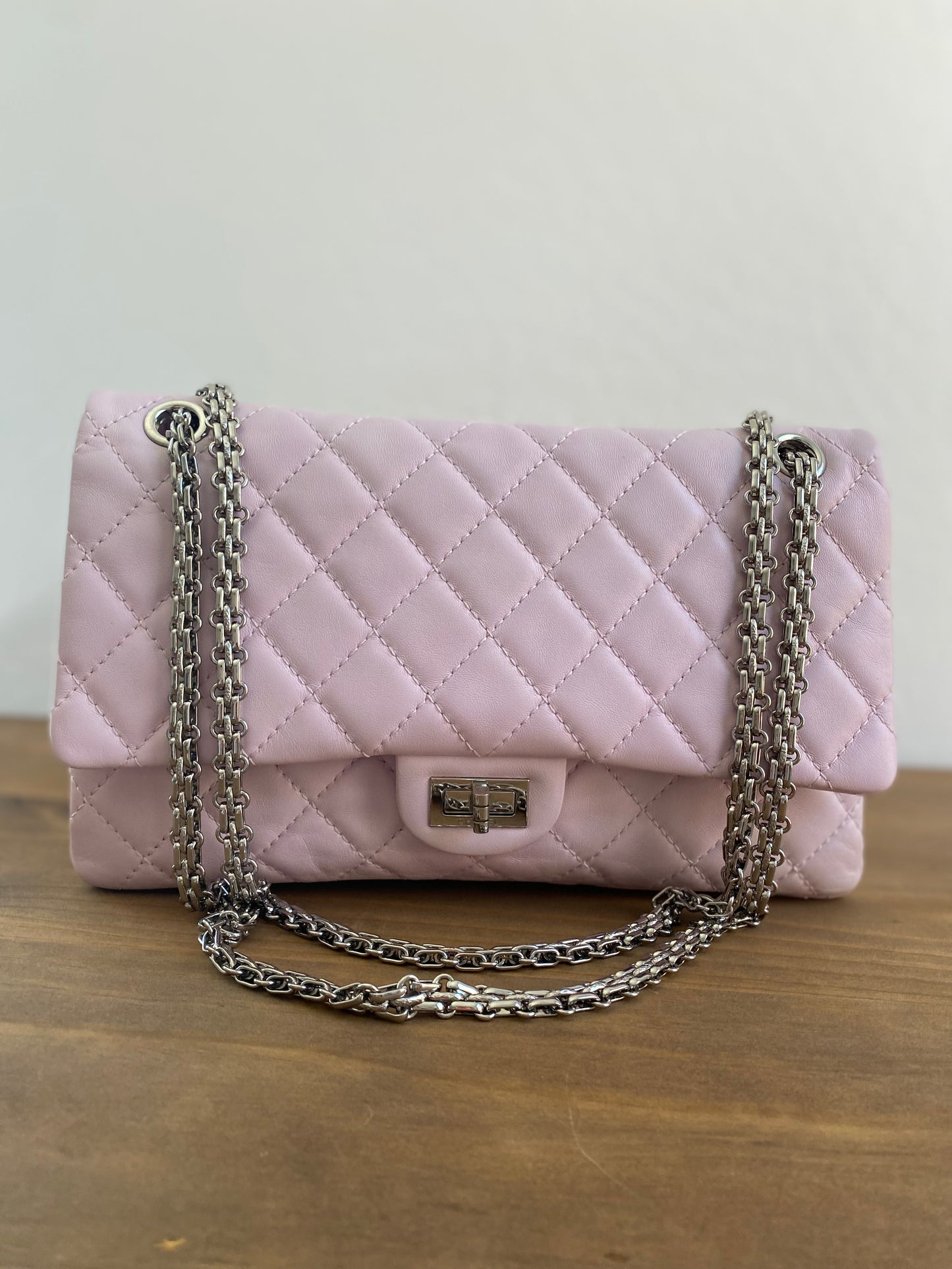 Chanel Reissue 226 Double Flap Calfskin Shoulder Bag