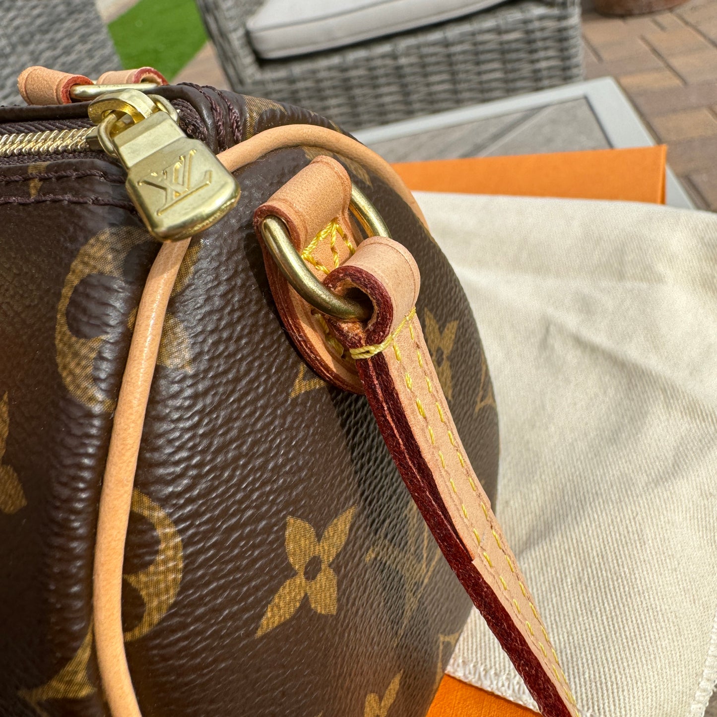 Louis Vuitton Monogram Nano Speedy Bandouliere