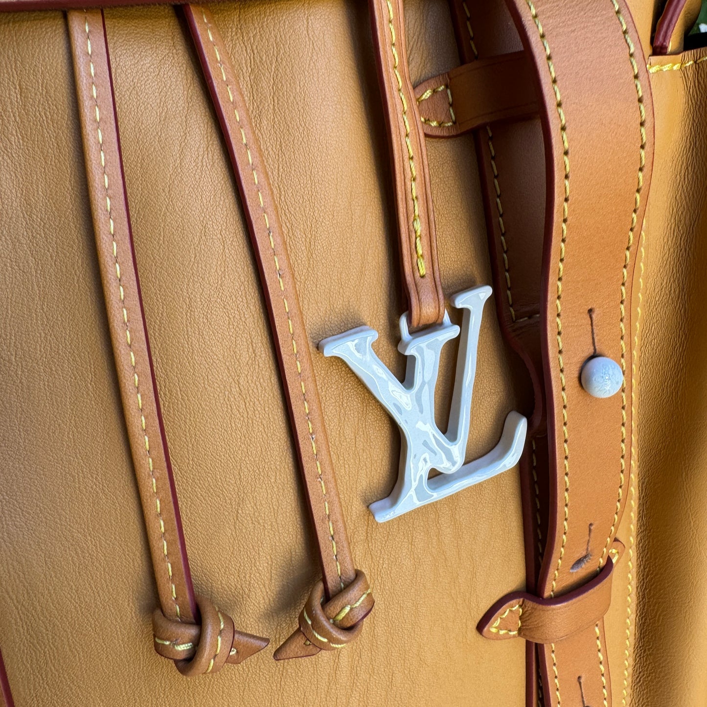 Louis Vuitton x Virgil Abloh Vachetta Leather Christopher Backpack GM