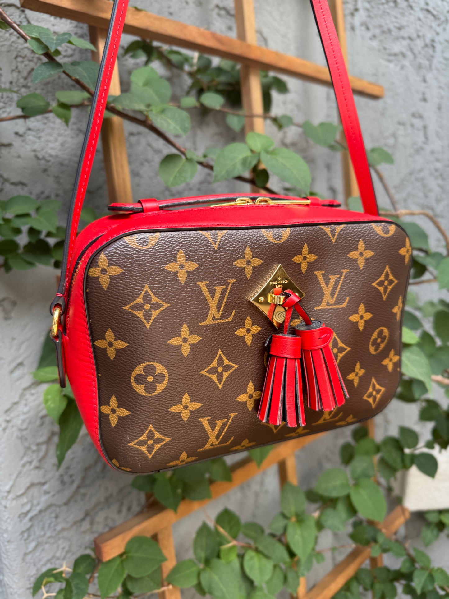 Louis Vuitton Monogram Saintonge Coquelicot Crossbody