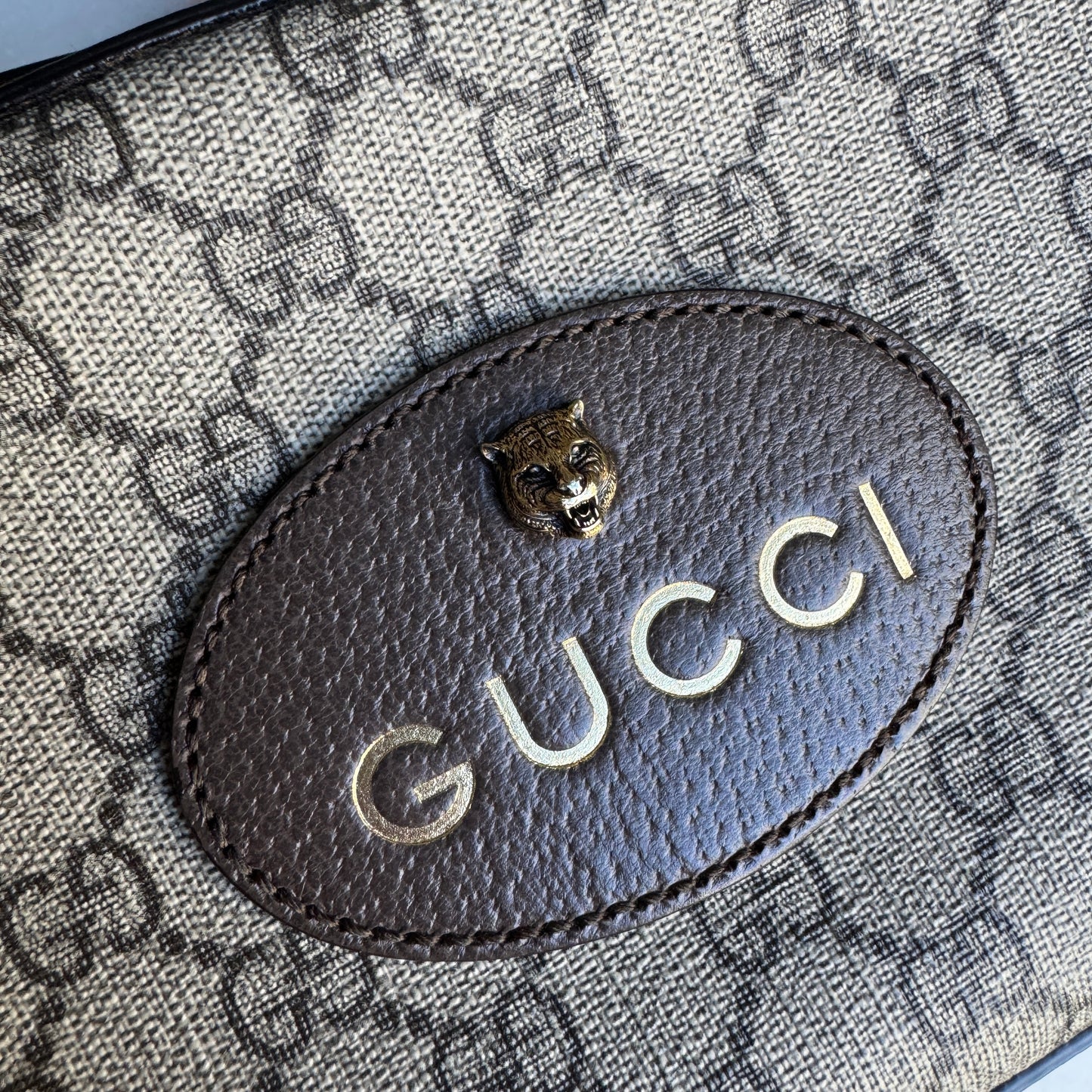 Gucci Vintage Neo Supreme Monogram Web Crossbody